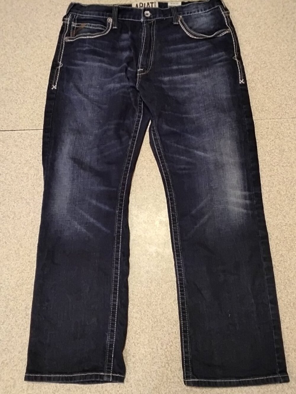 Ariat M5 Coltrane Slim Straight Jeans 40x32 Nightingale Stretch Stackable Boot